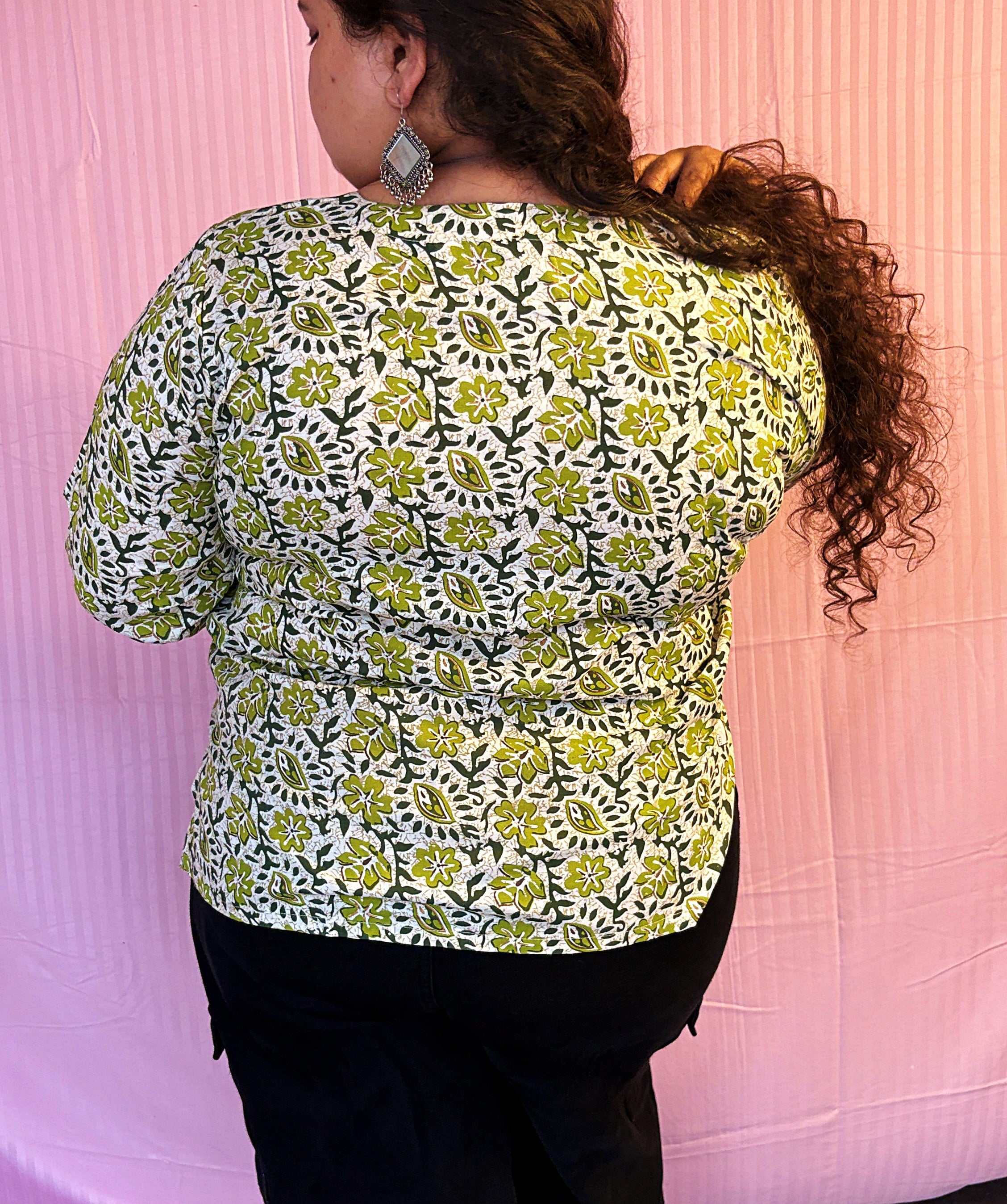 Wildflower– Dramatic as it's Name - Cotton Short Kurti